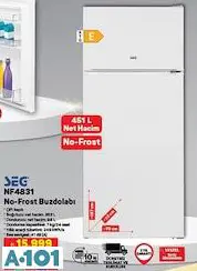 SEG NF4831 NO-FROST BUZDOLABI SEG NF4831 NO-FROST BUZDOLABI